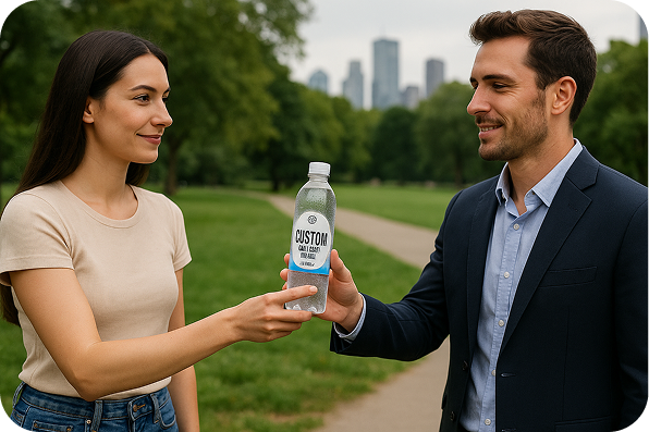 Custom Bottled Water Hero